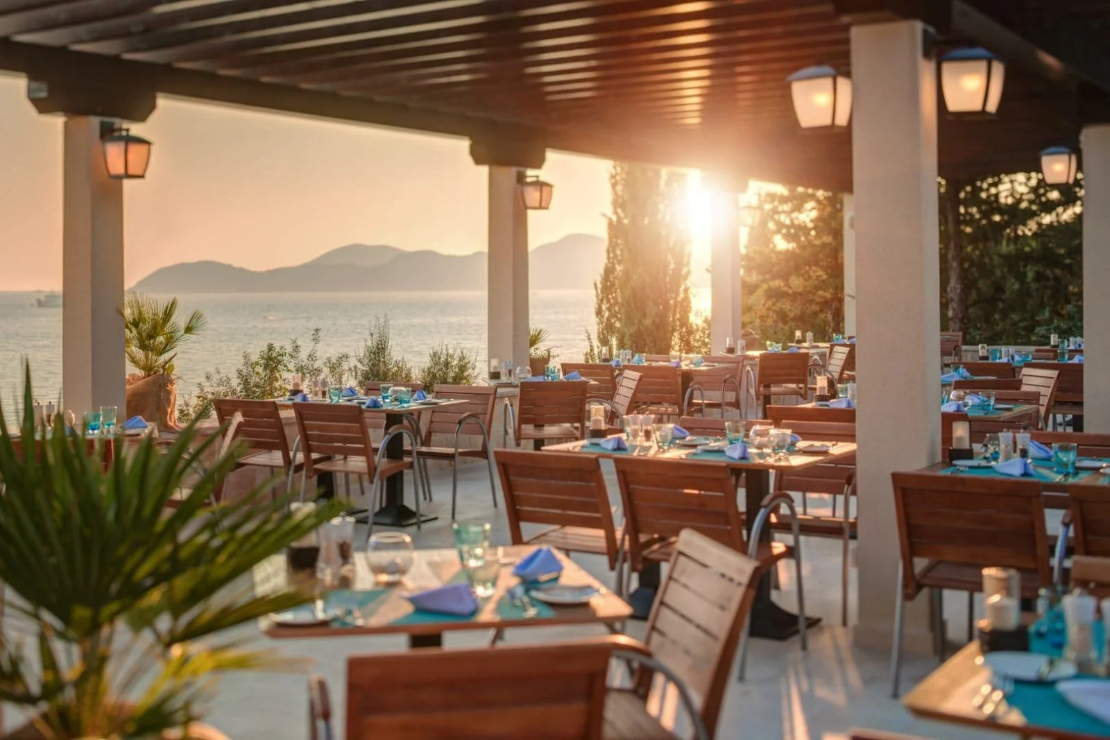 Terrace Dining Sunset